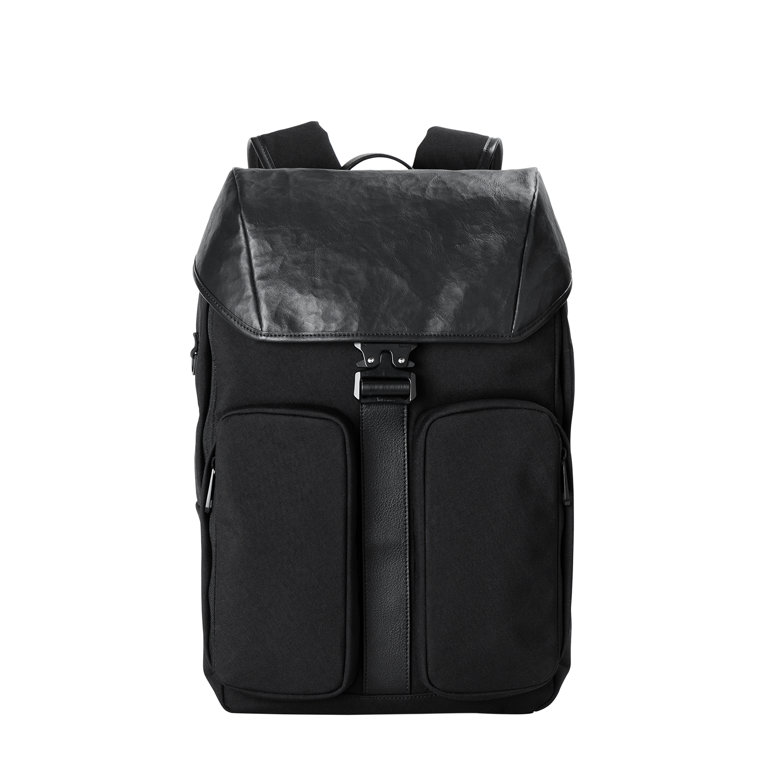 土屋鞄製造所 - 中文官網 - CORDURA®×皮革 方形後背包 - 黑色