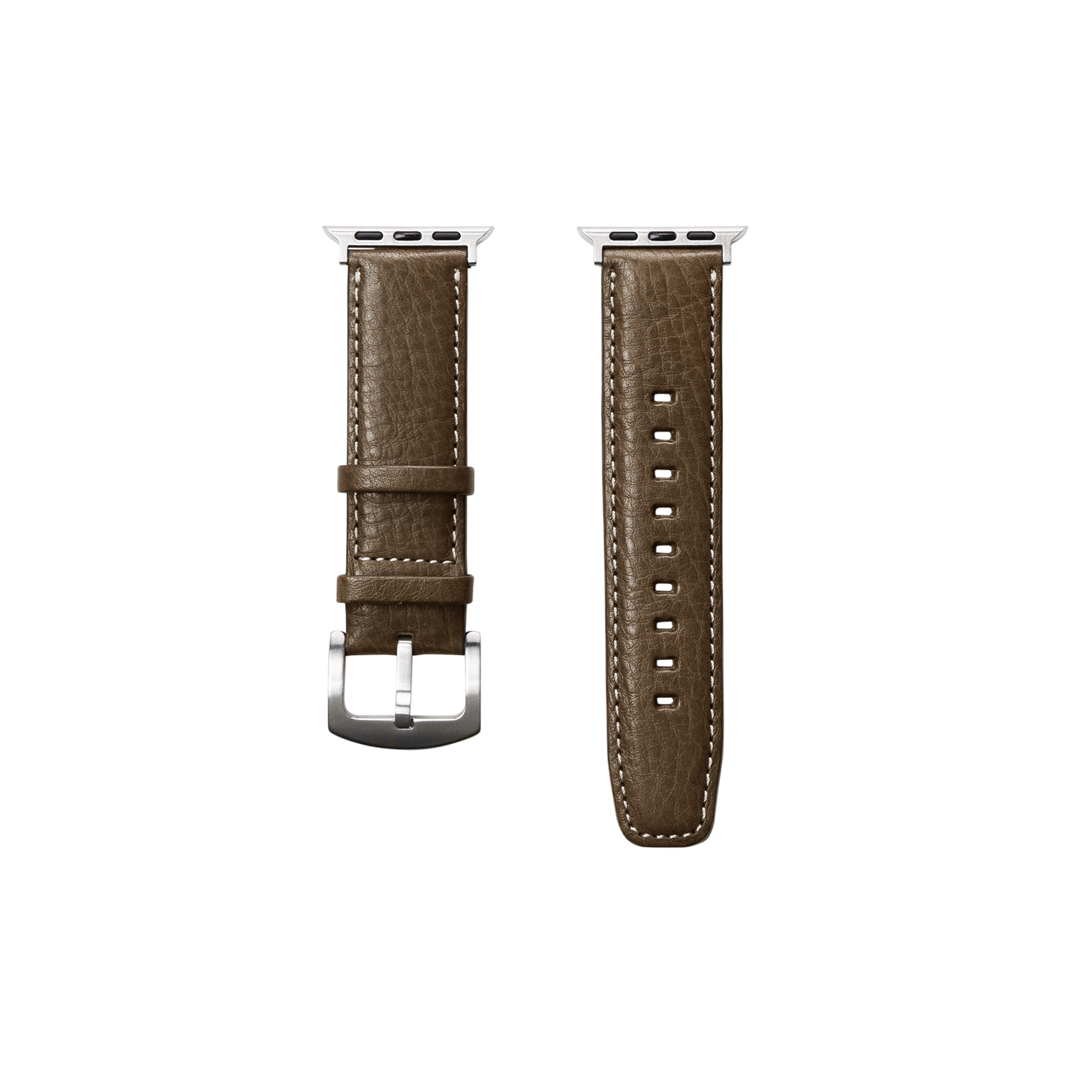 土屋鞄製造所 - 中文官網 - Apple Watch 皮革錶帶(Vachetta Milled Leather) - 霧灰棕色 / S