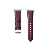 土屋鞄製造所 - 中文官網 - Apple Watch 皮革錶帶(Gusset Code) - 暗紅色 L