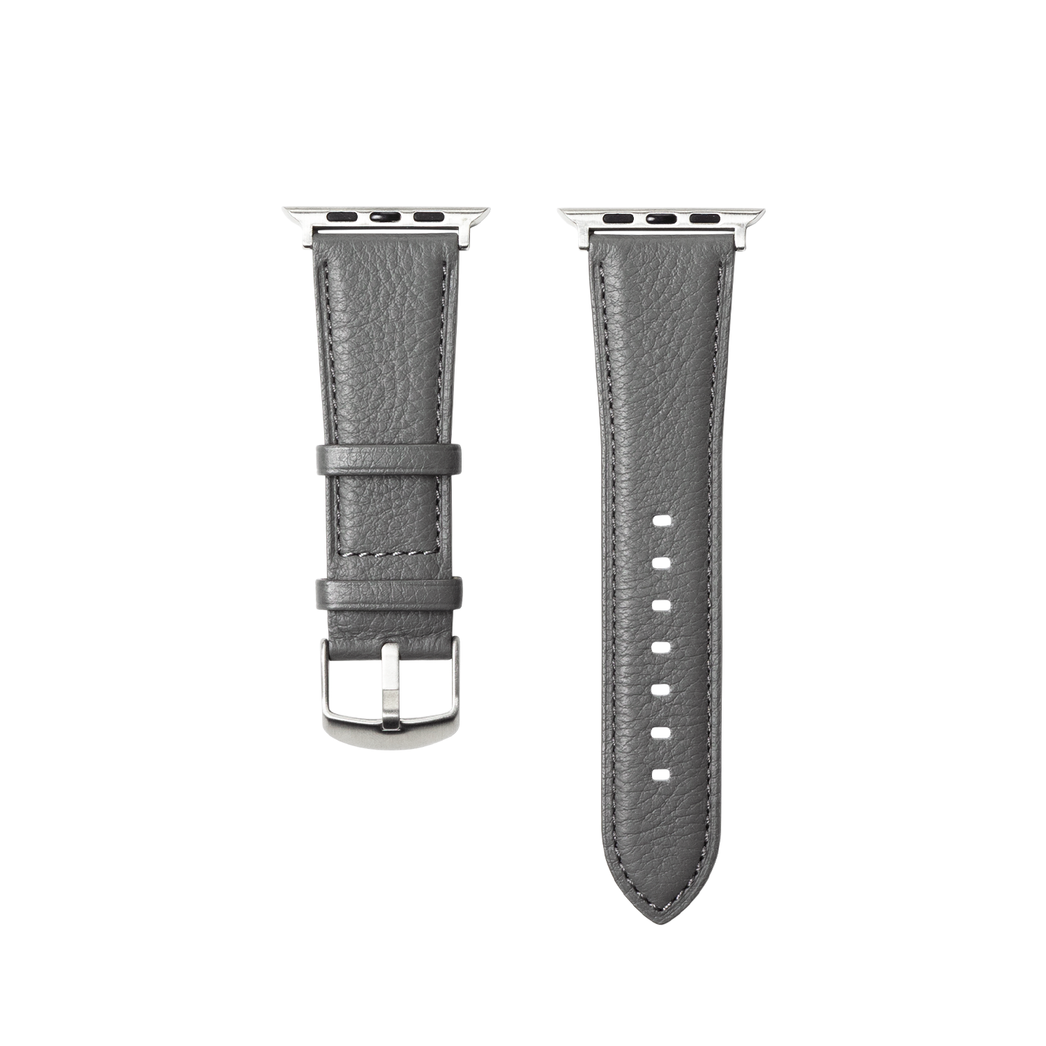 土屋鞄製造所 - 中文官網 - Apple Watch 皮革錶帶(Gusset Code) - 灰色 / L