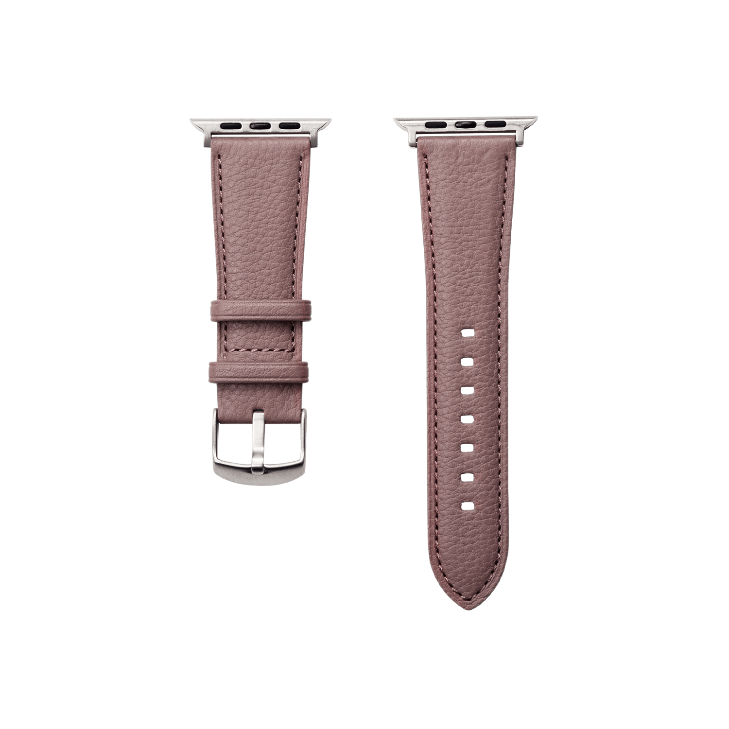 土屋鞄製造所 - 中文官網 - Apple Watch 皮革錶帶(Gusset Code) - 灰粉色 / L