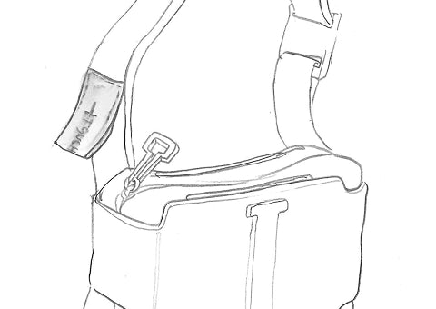 33 Rough Sketch: Crossbody Bag
斜背腰包設計手稿