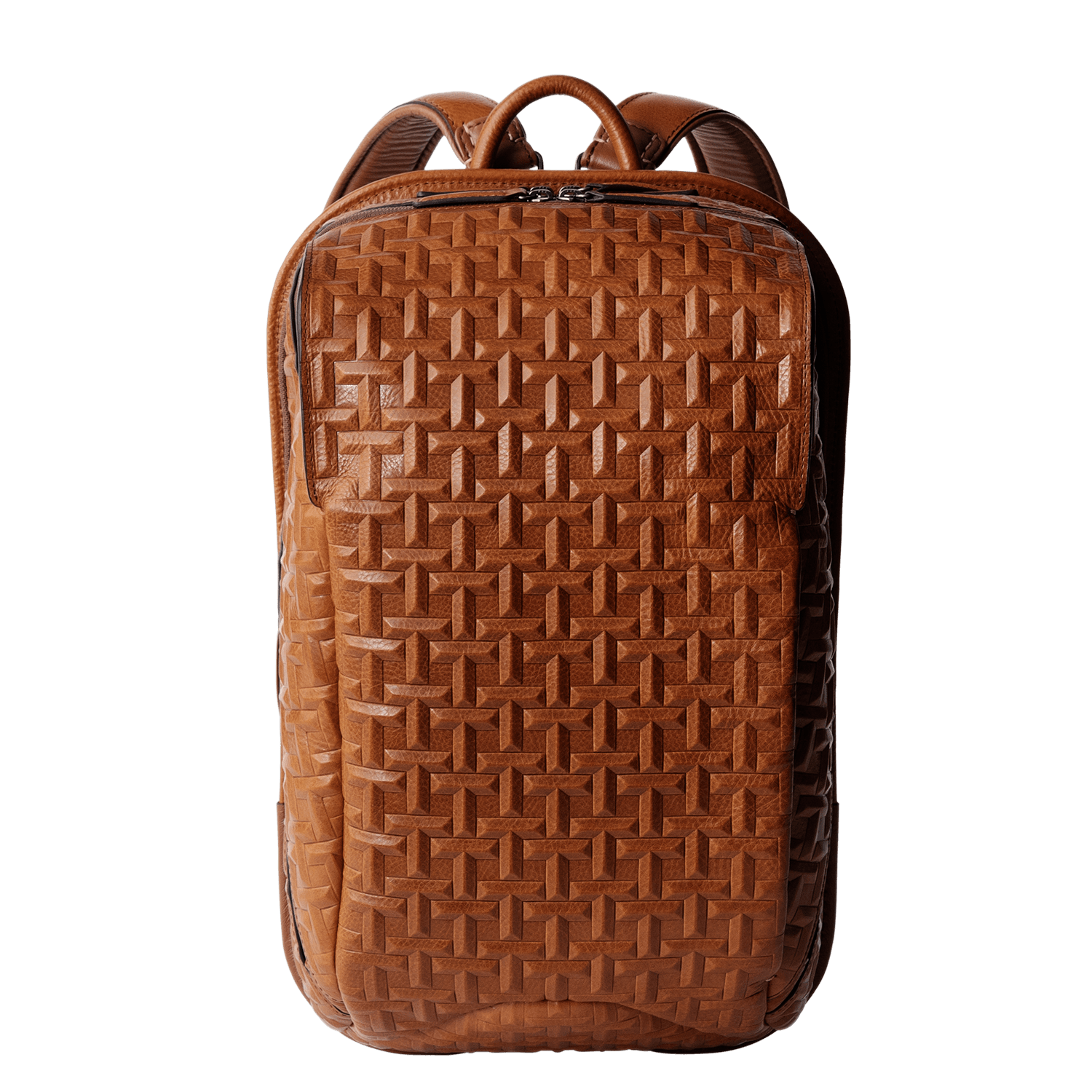 土屋鞄製造所 - 中文官網 - TSUCHIYA 後背包 壓紋款 - 棕色