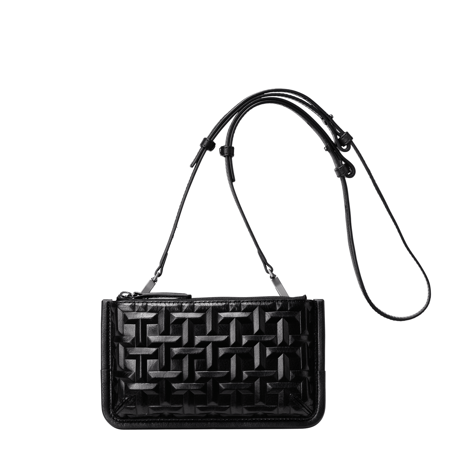 土屋鞄製造所 - 中文官網 - TSUCHIYA 迷你輕薄斜背包 - 黑色