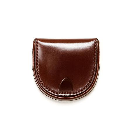 土屋鞄製造所 - 中文官網 - 【官網限定】Cordovan 馬蹄形零錢包 - 棕色