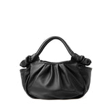 土屋鞄製造所 - 中文官網 - 【官網限定】Ruffle 小型抽褶托特包 - 黑色 / 內裝 黑色