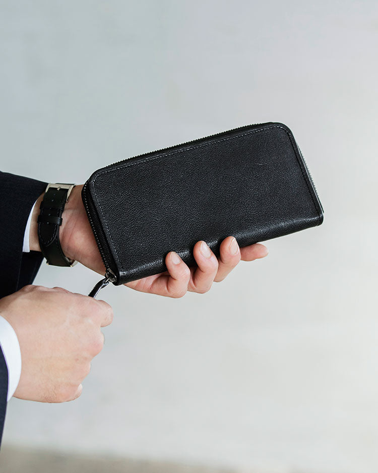 【美品】土屋鞄　水牛長財布 Armas 水牛皮拉鍊長夾 – 土屋鞄製造所 - 中文官網 -