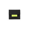 土屋鞄製造所 - 中文官網 - LEATHER SMALL WALLET 025 - 黑色×螢光黃