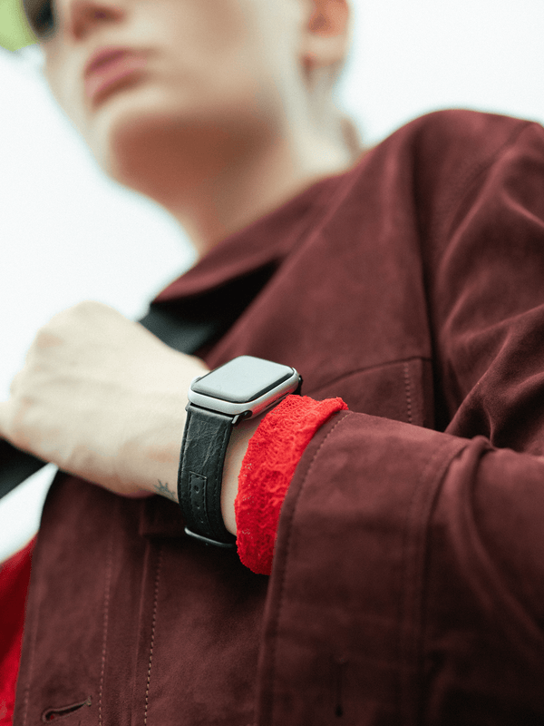 Apple Watch 皮革錶帶（NATO式）