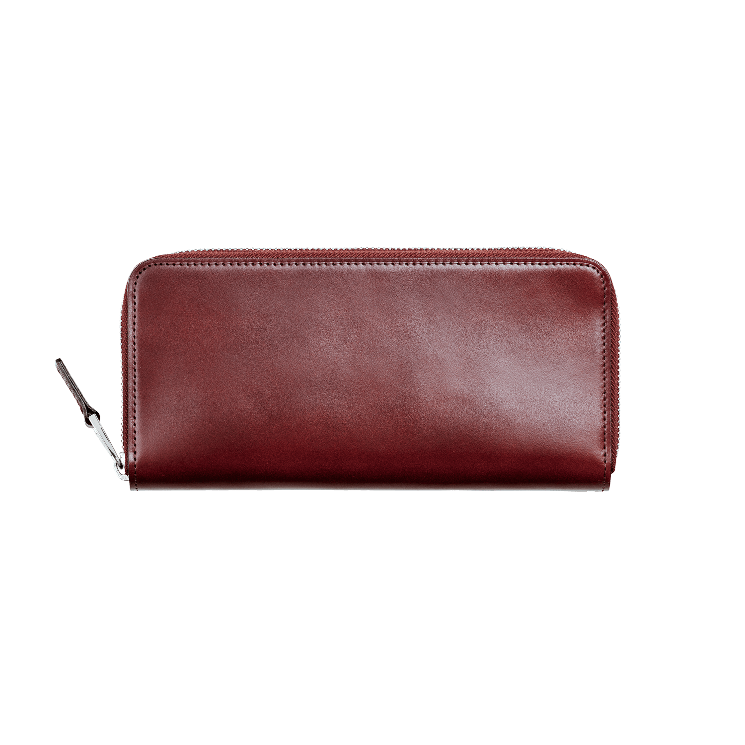 土屋鞄製造所 - 中文官網 - Cordovan 馬臀皮拉鍊長夾 002 - 琥珀紅色