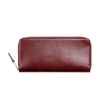土屋鞄製造所 - 中文官網 - Cordovan 馬臀皮拉鍊長夾 002 - 琥珀紅色