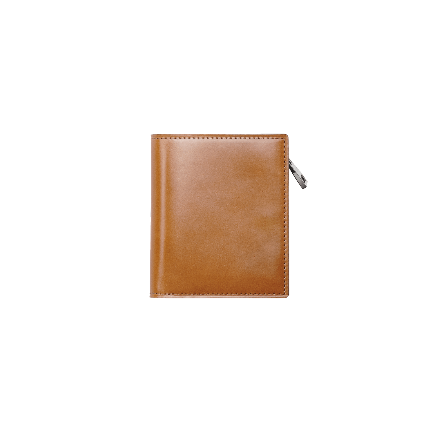 土屋鞄製造所 - 中文官網 - Cordovan 馬臀皮短夾 002（拉鍊零錢口袋） - 裸麥棕色