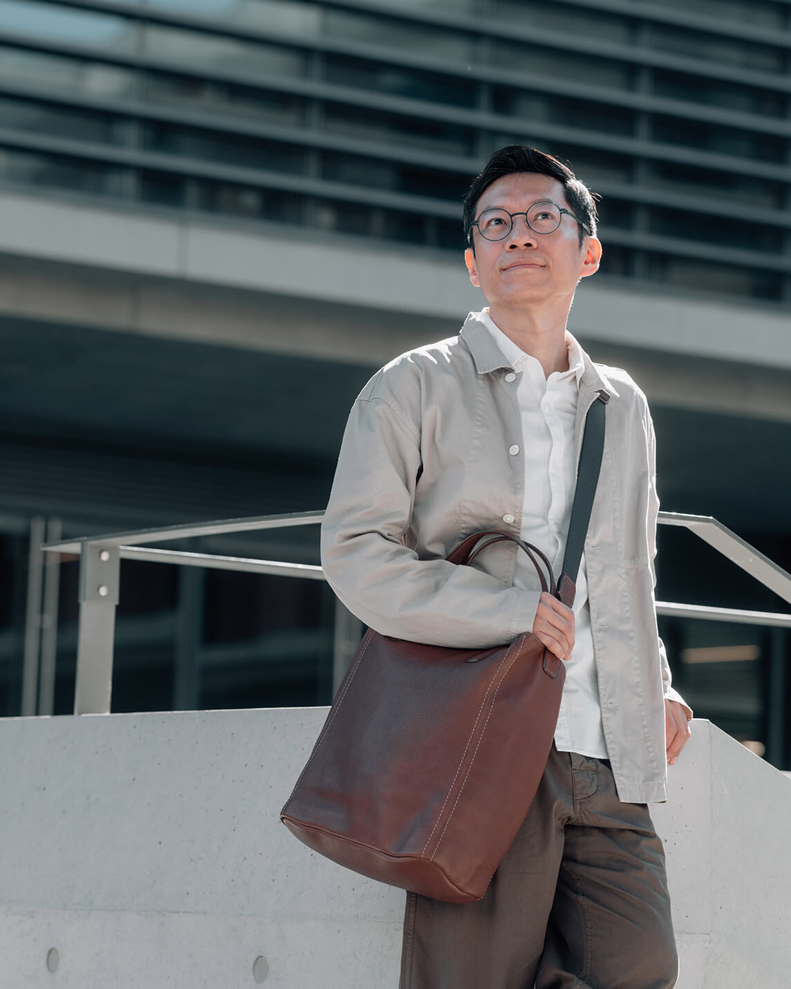 Tone Oilnume 兩用直式托特包