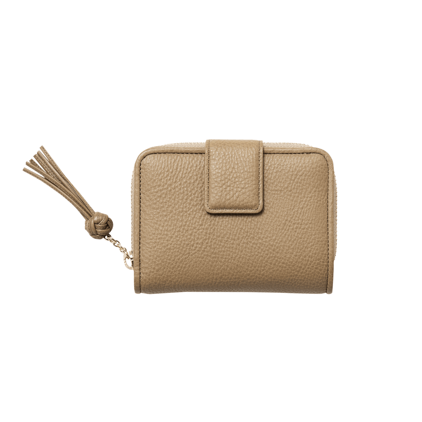 土屋鞄製造所 - 中文官網 - Gusset code 中型拉鍊短夾 - 米駝色