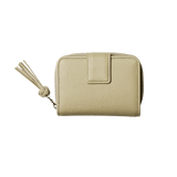 土屋鞄製造所 - 中文官網 - Gusset code 中型拉鍊短夾 - 蘑菇白色