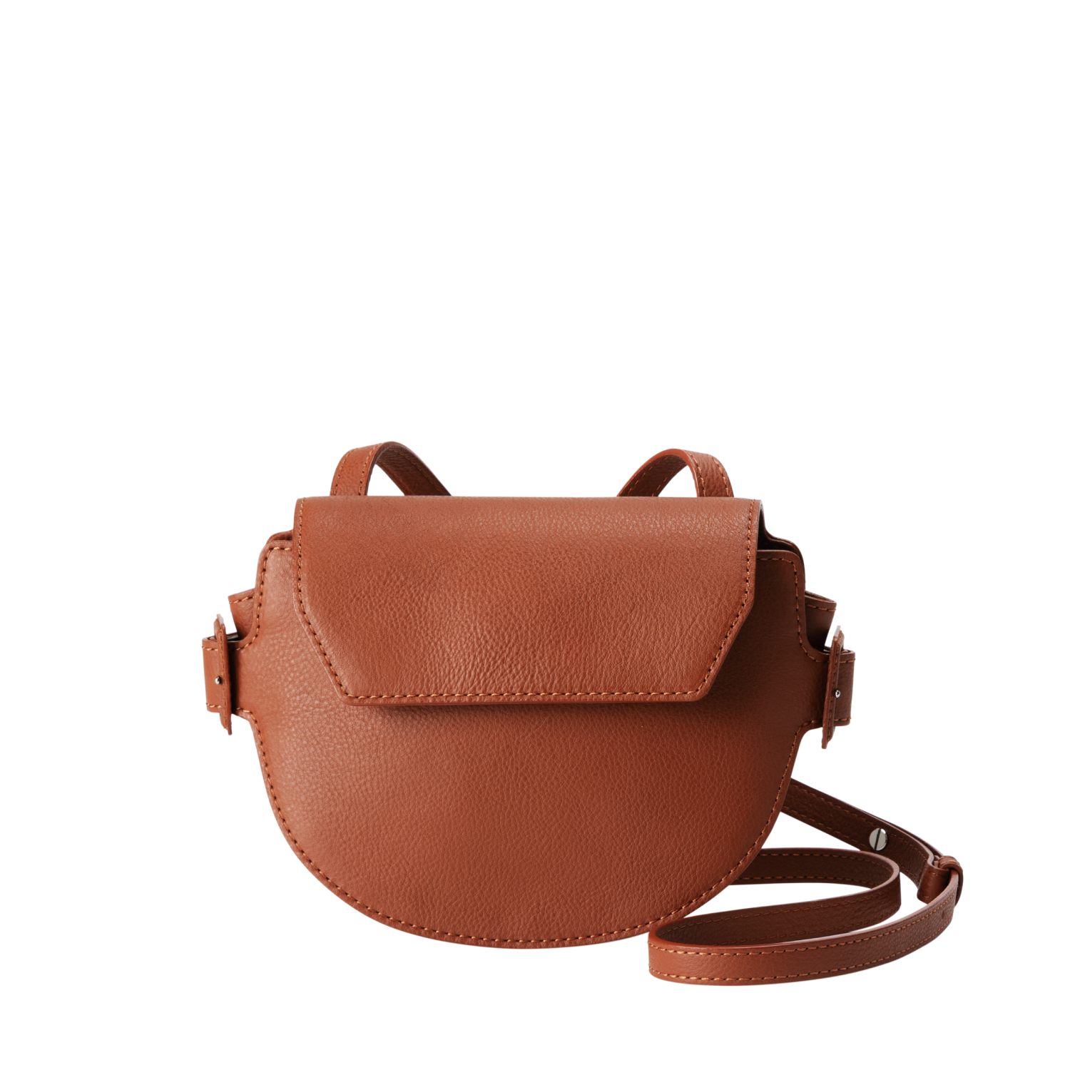 土屋鞄製造所 - 中文官網 - Gusset code 迷你馬鞍包 - 陶土紅色