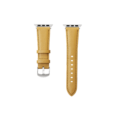 Apple Watch 皮革錶帶（Clarte）