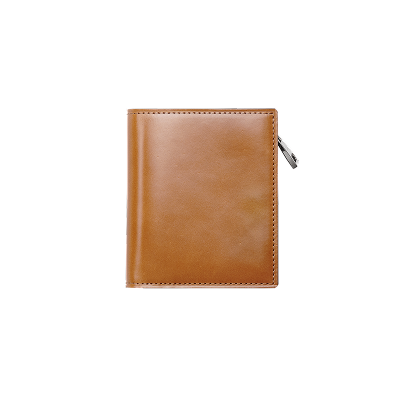 Cordovan 馬臀皮短夾 002（拉鍊零錢口袋）