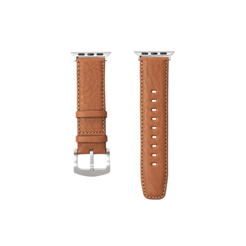 Apple Watch 皮革錶帶（Tone Oilnume）