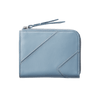 土屋鞄製造所 - 中文官網 - T Letty L型拉鍊短夾 - 淺灰藍色