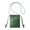 土屋鞄製造所 - 中文官網 - 【官網限定】小羊皮抽繩隨身包 - 碧綠色