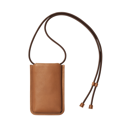 土屋鞄製造所 - 中文官網 - Tone Oilnume 皮革手機斜背包